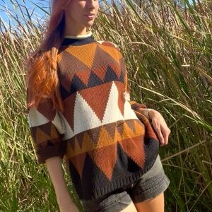 Vintage 90s mock neck sweater